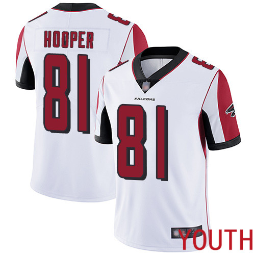 Atlanta Falcons Limited White Youth Austin Hooper Road Jersey NFL Football #81 Vapor Untouchable
